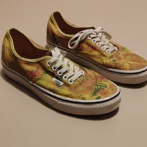 Vans Women's Floral Yellow Sneakers